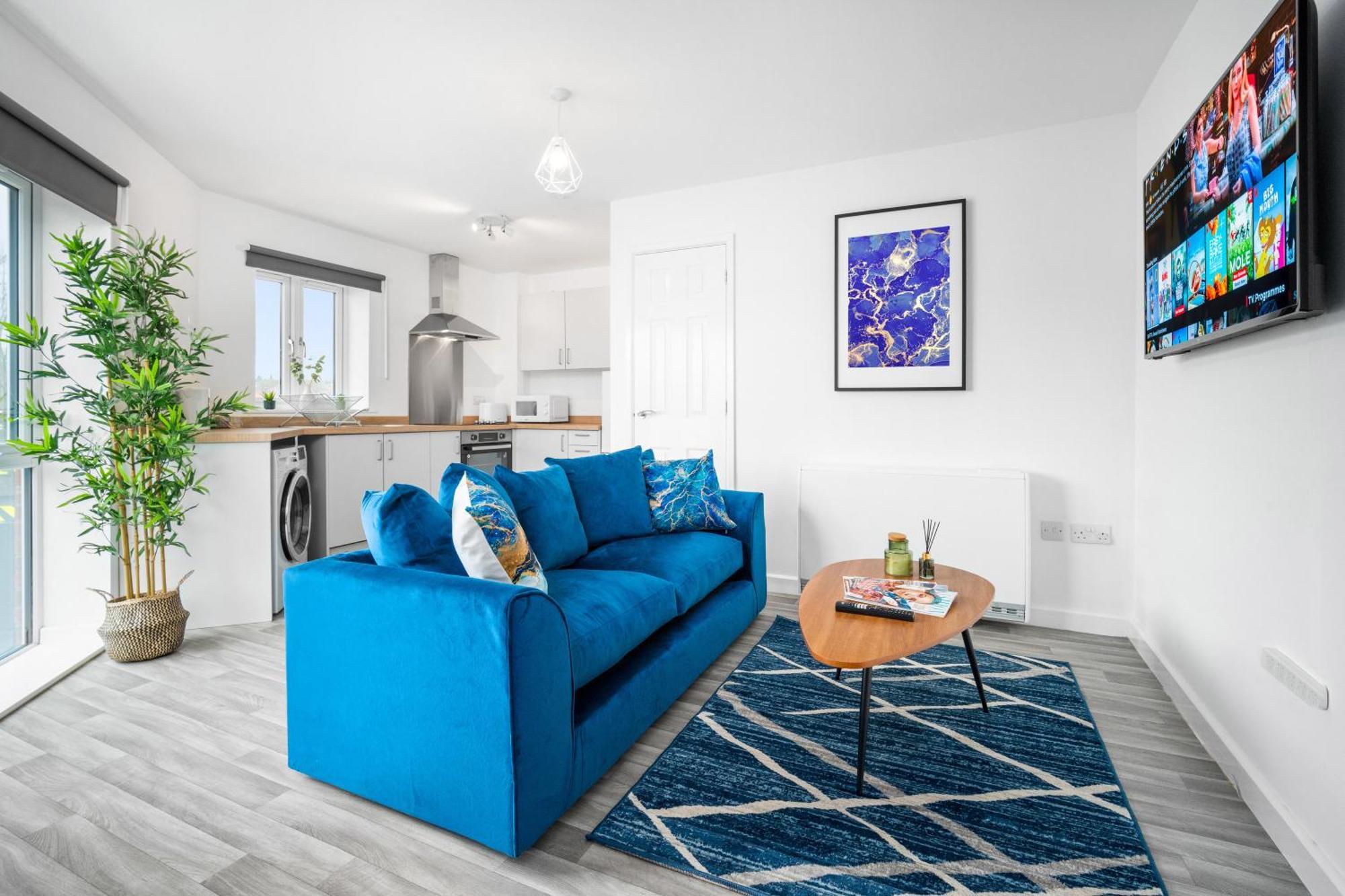 New 2 Bedroom Deluxe Apartment - Parking - Wifi & Netflix - Top Rated - 50C Cradley Heath Esterno foto